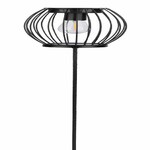 Lampa zápich SOLÁRNÍ, kov, černá, 13,5x13,5x102,5 (DOPRODEJ)|Ego Dekor