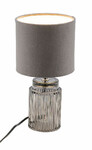 Table lamp, gray, 28.5x15cm (SALE)|Ego Dekor