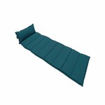 MADISON Deckchair mattress 180x68cm, foldable, Aegean blue, outdoor finish
