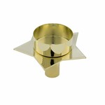 VZ 2021 Candle holder for a bottle, for a tea light star, gold, 7.5x7.5x6 *|Ego Dekor