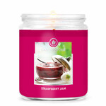 Candle with 1-wick 0.2 KG STRAWBERRY JAM, aromatic in a jar with a metal lid|Goose Creek