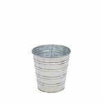 Cover for a flower pot, zinc, white, 13x13x13.5cm (SALE)|Ego Dekor