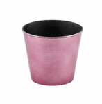 Cover for a flower pot, ruby/black, 15.5x12x13cm (SALE)|Ego Dekor
