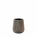 TIMUR vase, graphite, dia. 9.5x12cm|Kaheku
