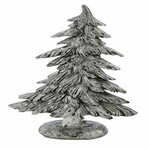 Dekorace stromek, stříbrná se starožitnou patinou, 11x4x20cm *|Ego Dekor