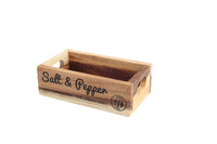 Přepravka na jídlo - Salt & Pepper, rustikální akát|TaG WoodWare