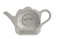 PRIDE OF PLACE tea bag holder, gray|TaG WoodWare