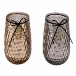 Candlestick with a star Diagram, diameter 11/x14cm, package contains 2 pieces!|Ego Dekor
