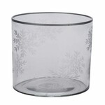 Ice crystal tea light candlestick, 14x14x18cm * (SALE)|Ego Dekor