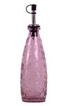 Butelka szklana z recyklingu z lejkiem „FLORA”, różowa, 0,3 L (WYPRZEDAŻ) (opakowanie zawiera 1 szt.)|Vidrios San Miguel|Szkło z recyklingu