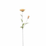 EGO DEKOR JJ Květina mák FLOWEE, oranžová, 70cm