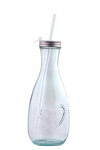 Butelka do picia ze szkła pochodzącego z recyklingu, „CORAZON”, 0,6 L (opakowanie zawiera 1 szt.)|Vidrios San Miguel|Szkło z recyklingu