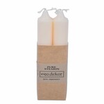 Candle ED diameter 22x200mm, ivory | beige, pack 4 pieces