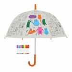 Deštník dětský CATS + fixy, PIY - k vybarvení, pr.70x69cm|Esschert Design