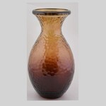 Vase PARADISE, 18.5 cm, brown cracked|Vidrios San Miguel|Recycled Glass