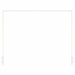 Table console WINDOW DRESSING, with clamp 117.7-211.5 cm, white|Esschert Design