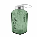 Butelka do picia z nakrętką „TO GO”, butelka 0,64L w kolorze zielonym (opakowanie zawiera 1 szt.)|Vidrios San Miguel|Szkło z recyklingu