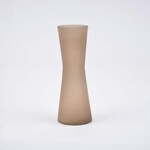 COIN narrow vase, 20cm, brown matte|Vidrios San Miguel|Recycled Glass