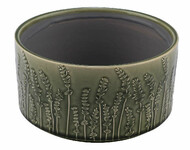 Cover for flower pot GRASS, ceramic, green, diameter 17x10cm, (package includes 1 pc) | Ego Dekor