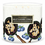 WILDERNESS candle 0.41 KG SKILLET BLUEBERRY COBBLER, aromatic in a jar, 3 wicks|Goose Creek