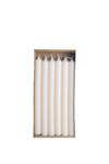 Candle RUSTIC dia.2.2x25cm, beige|ivory, pack of 12|Wenzel