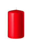 Svíčka SAFE CANDLE pr.4x8cm, červená|rubin, balení 24ks|Wenzel