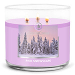 Candle 0.41 KG PINK SNOWSCAPE, aromatic in a jar, 3 wicks|Goose Creek