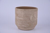 Osłonka na doniczkę ceramiczną PORTO o średnicy 14x13cm, kamelowa|CAMEL|Ego Dekor