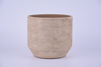 Osłonka na doniczkę ceramiczną PORTO o średnicy 16x14cm, kamelowa|CAMEL|Ego Dekor