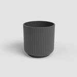 Doniczka LUNA, 14 cm, ceramiczna, ciemnoszara|ANTRACYT|Artevasi