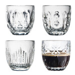 Espresso glass 0.1L, TROQUETS, various types, clear, box 4 pcs|La Rochere
