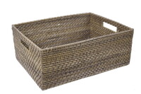 Basket|crate 40x30, rattan (SALE)|Van Der Leeden 1915