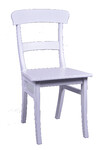 Chair, BRETAGNE, 47x88x50, white|Ego Dekor